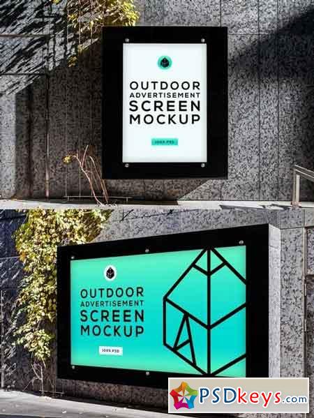 Outdoor Advertising Screen MockUps 5 1499889