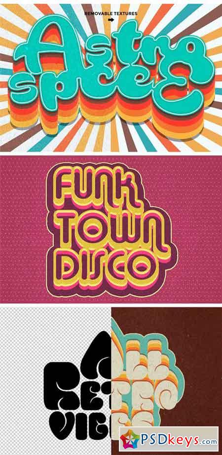 70s Text Effects for Photoshop 2200701