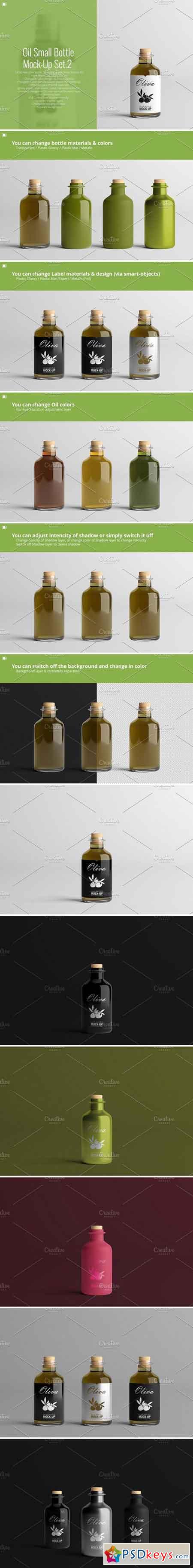 Oil Small Bottle Mock-Up Set.2 2153283