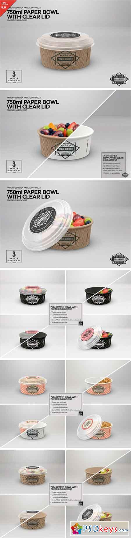 Download 750ml Paper Bowl Clear Lid Mockup 2181787 Free Download Photoshop Vector Stock Image Via Torrent Zippyshare From Psdkeys Com