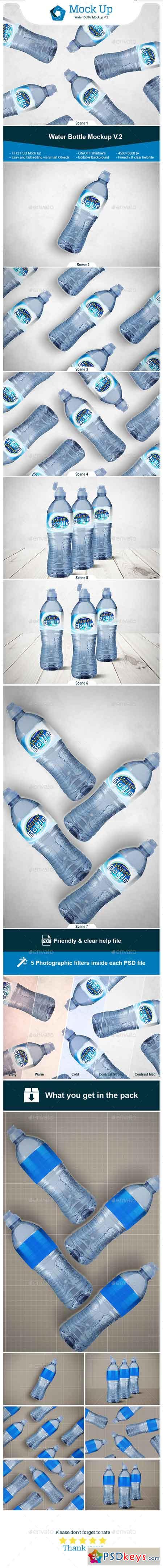 Water Bottle Mockup V.2 21312543