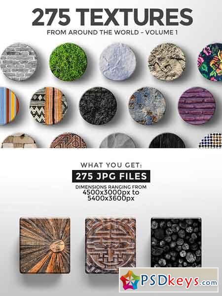 275 Textures From Around the World