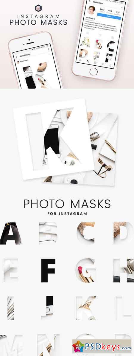 Instagram Photo Masks - Alphabet 2248180