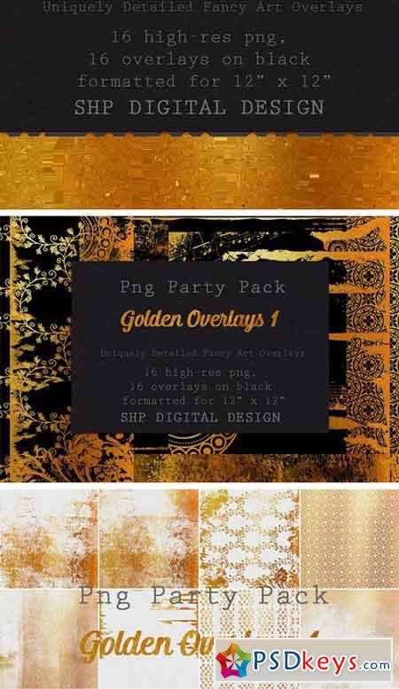 Fancy Golden Overlays Art Pack 1 2182537