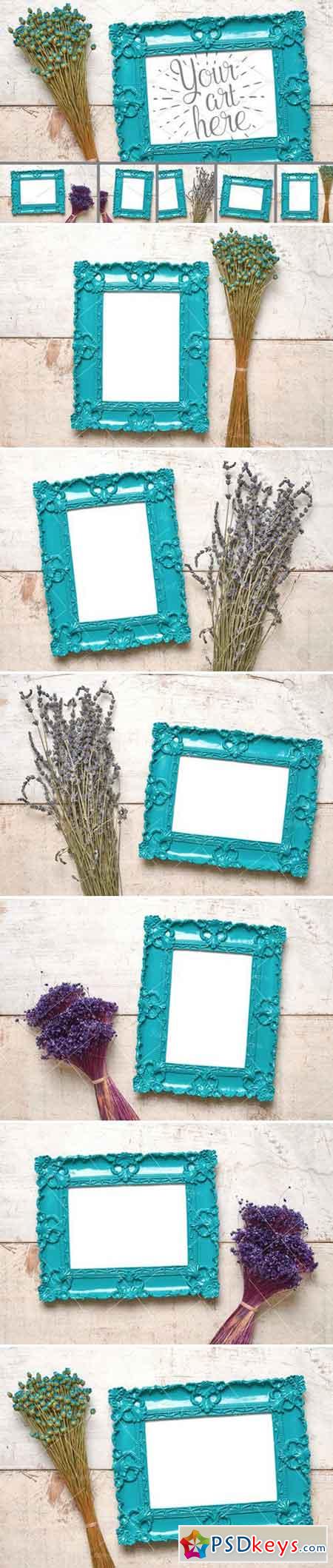 Dainty Delicate Frames & Flowers Set 2176298