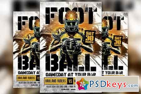 American Football Game Day Flyer 2186087