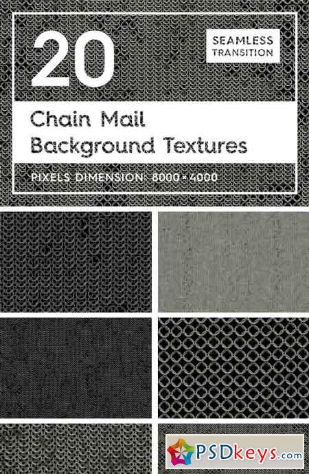 20 Chain Mail Background Textures 2164566