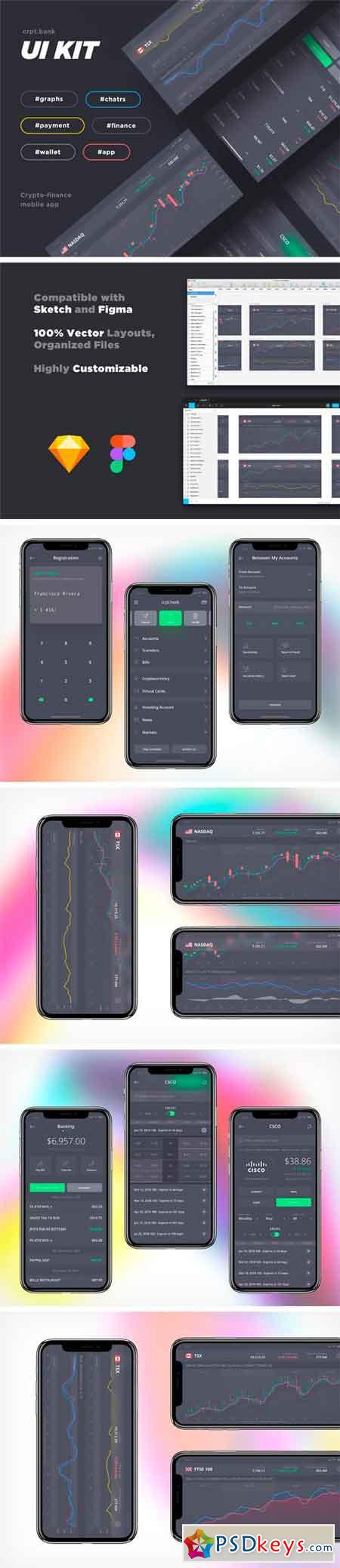 Crypto Bank iOS UI Kit 2222854