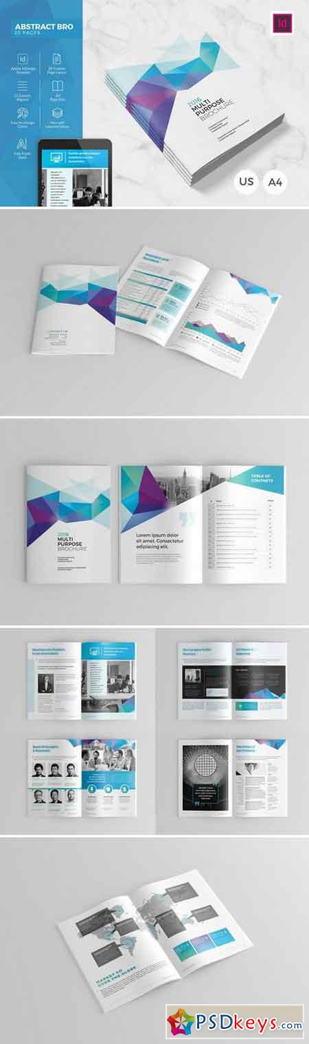 Abstract Polygon Brochure 2204370