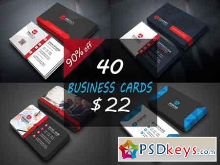 40 Business Card Bundle 2118326