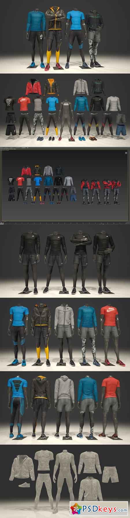 Male Mannequin Nike Pack 1 2123419