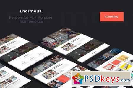 Enormous Consulting & Corporate PSD Template