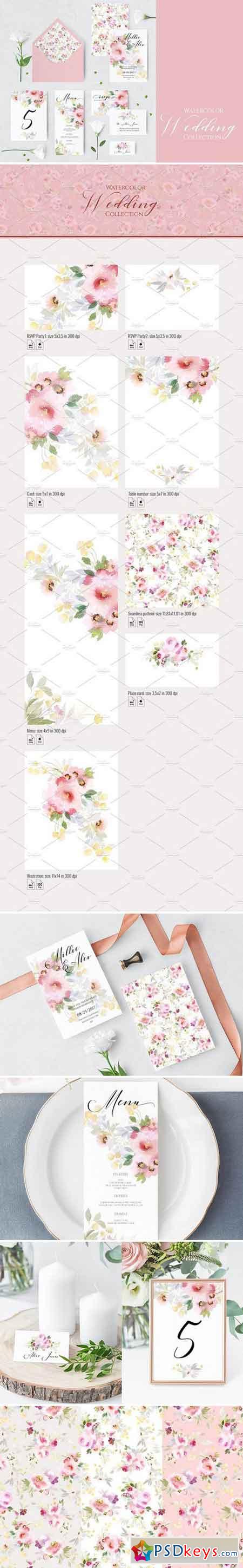 Floral wedding invitations 2223975