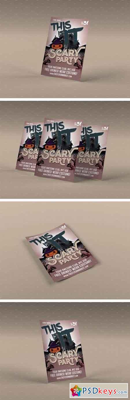 Scary Party Photoshop Flyer Template 1965059