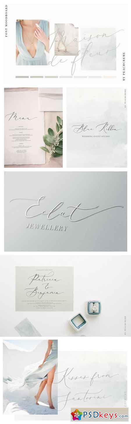 Maison de fleur_Luxury Script Font 2092082