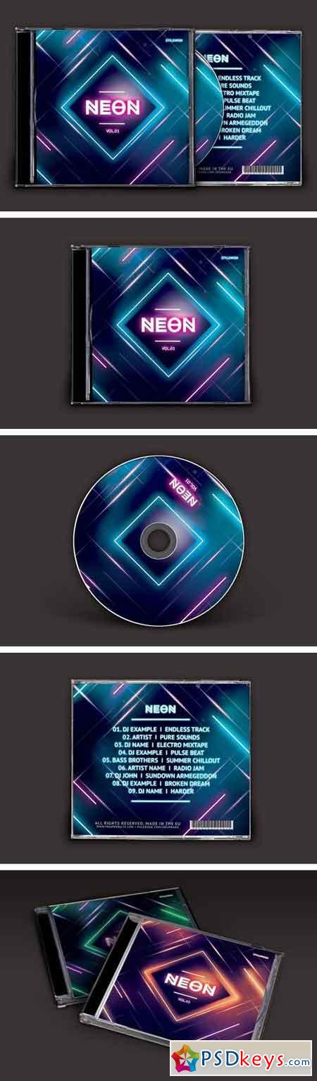 Neon CD Cover Artwork 2018350