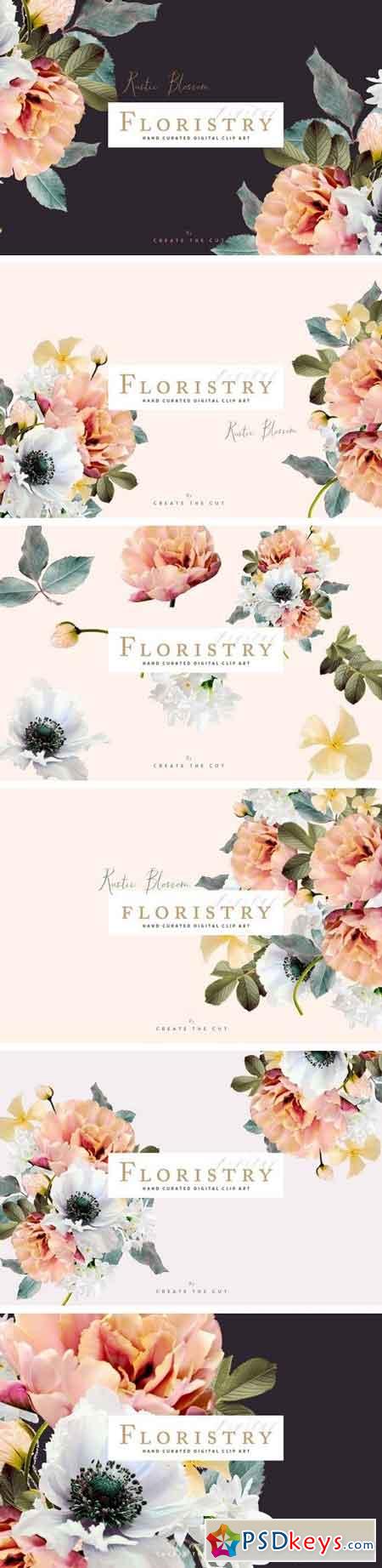 Digital Floristry - Rustic Blossom 1498966