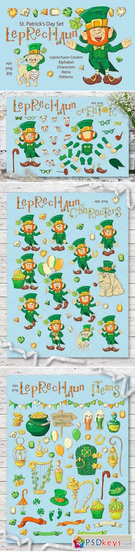 Leprechaun  St. Patricks Day Set 2231895