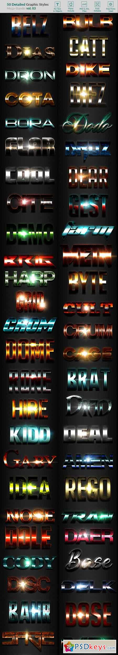 50 Text Effects - Bundle Vol. 04 21345125