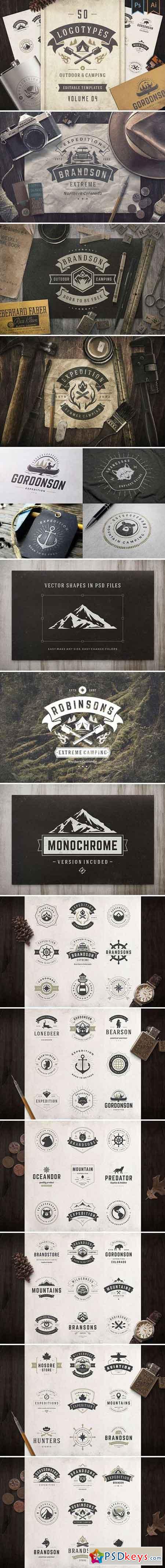 50 Outdoor logos and badges 2202133