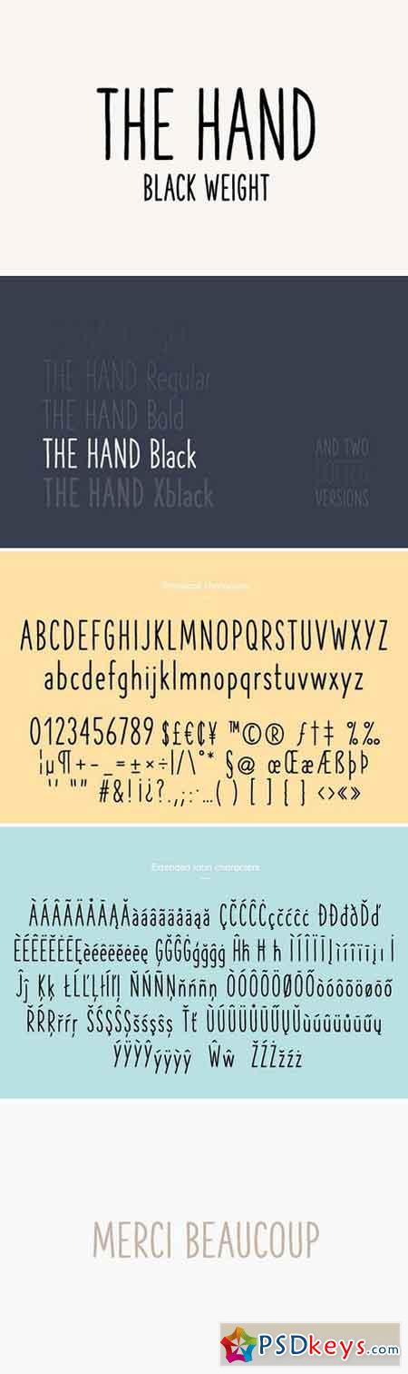 The Hand Font - Black 2226829