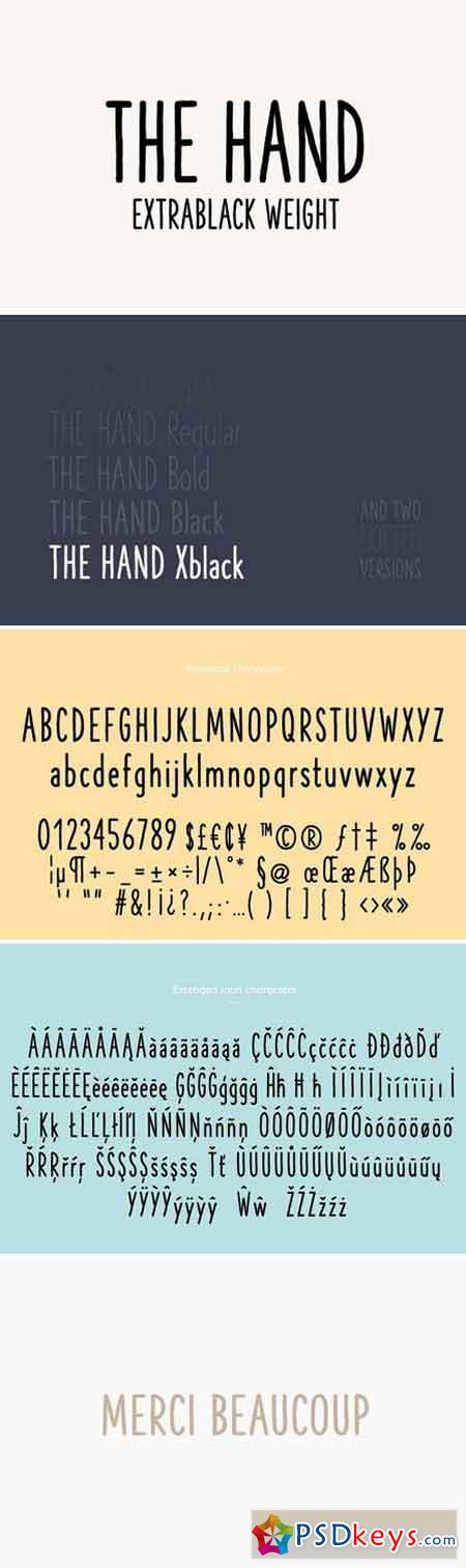 The Hand Font - Extrablack 2226872