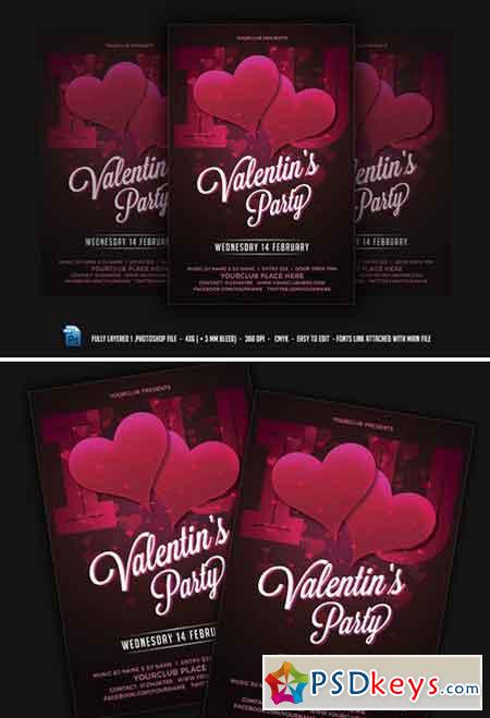 Valentines Day Flyer 2228015
