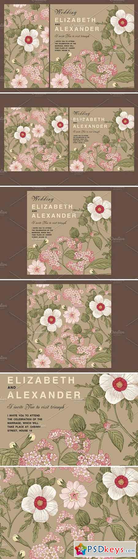 Wedding Flowers Hibiscus Card Frame 2256538