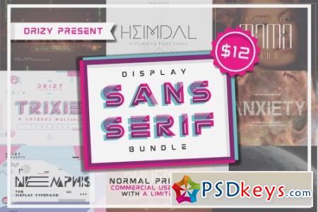 Display Sans Serif Bundle $12 2117877