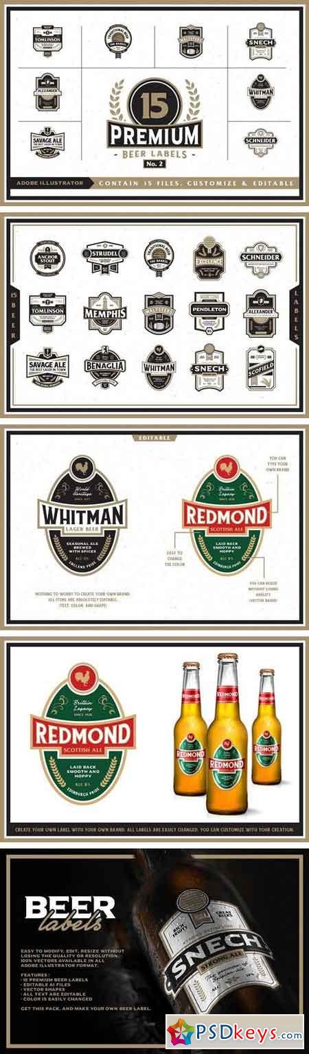 Premium Beer Labels No. 2 1541829