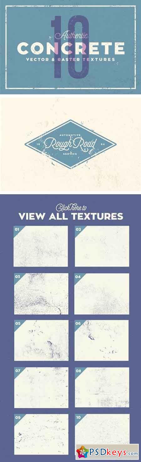 Concrete Textures (10 Pack) 1495403