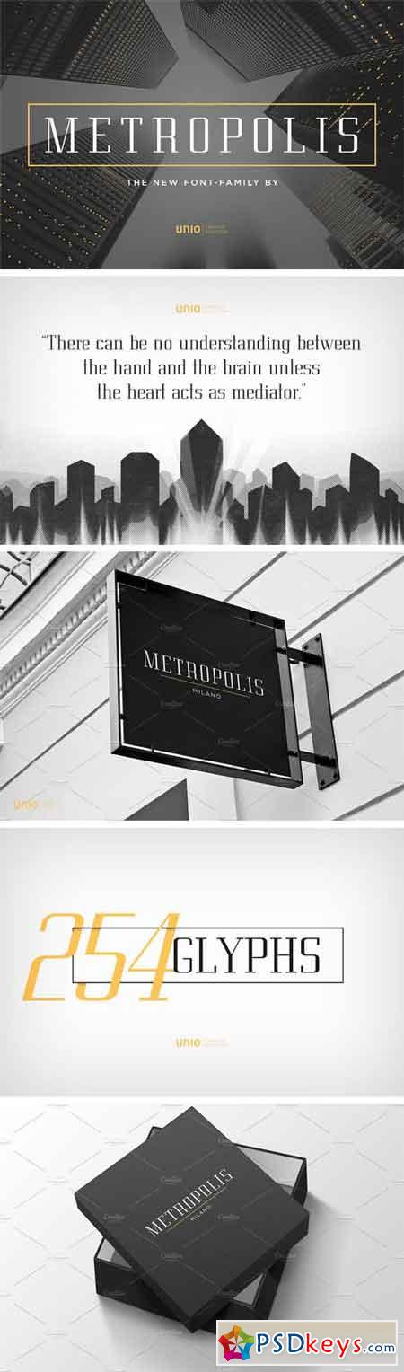 Metropolis - Font Family 35643