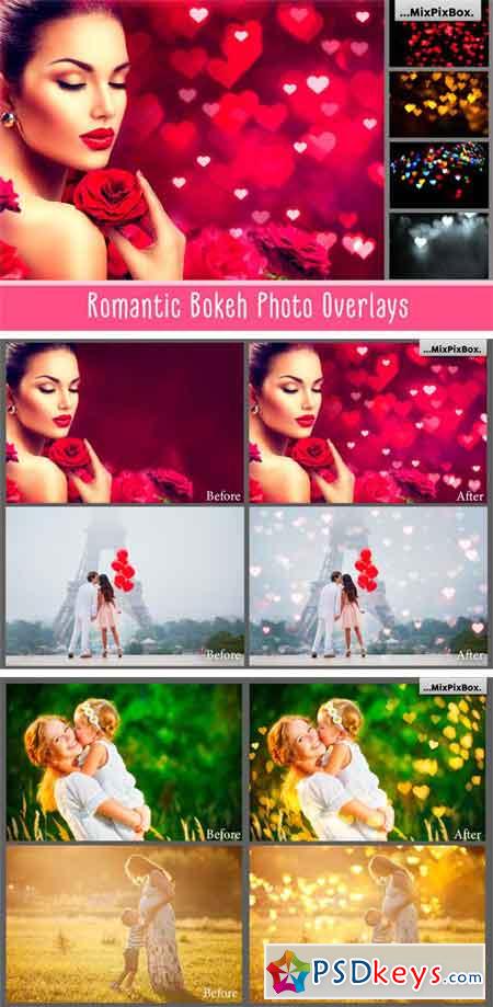 Romantic Bokeh Photo Overlays 2248748