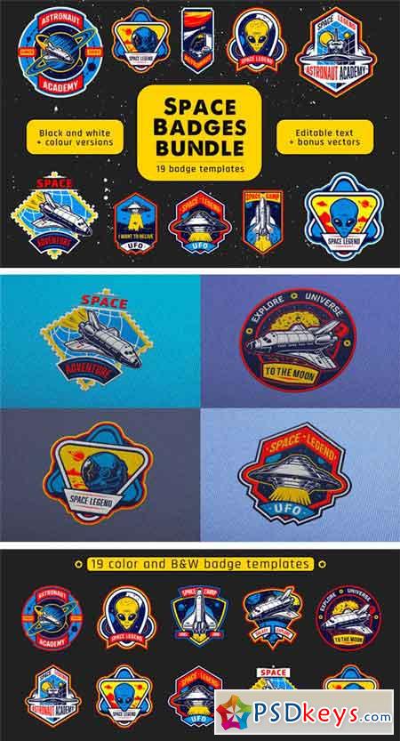 Space Badge Bundle 2294738
