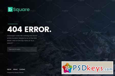 bSquare - Responsive 404 Page 1522564