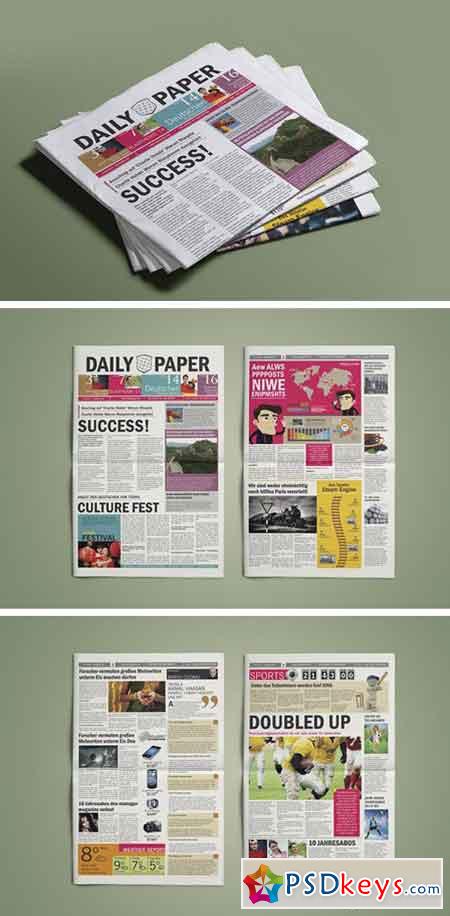 Newspaper Template 2299383