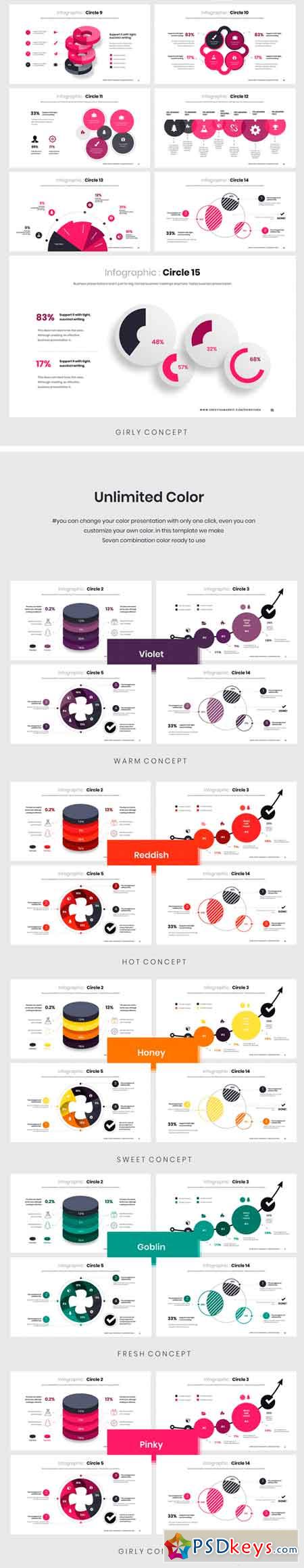 Circle Infographic PowerPoint 2271991