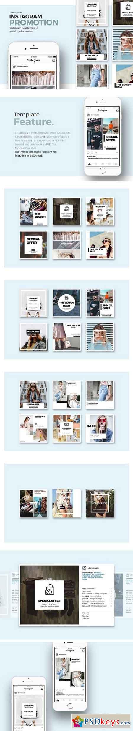 INSTAGRAM PROMOTION POST TEMPLATE 2030248
