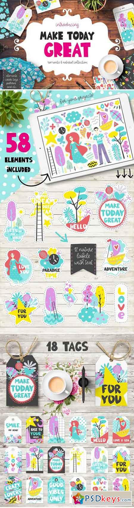 Make Today Great - Clipart Set 1620529