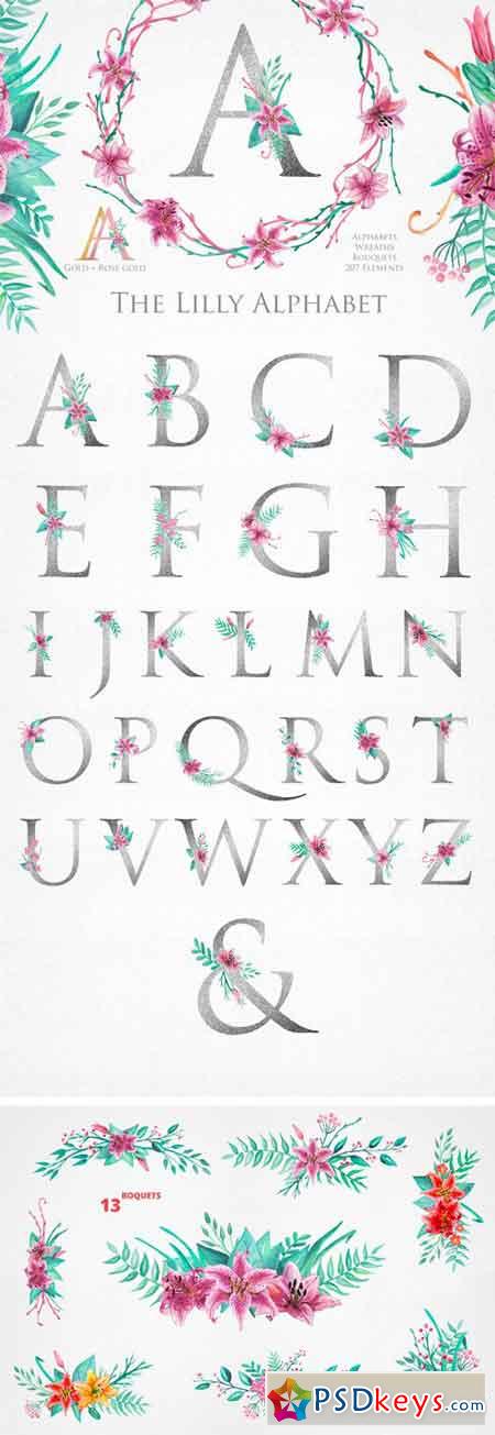 Lilly Alphabet Graphic Set 2288783