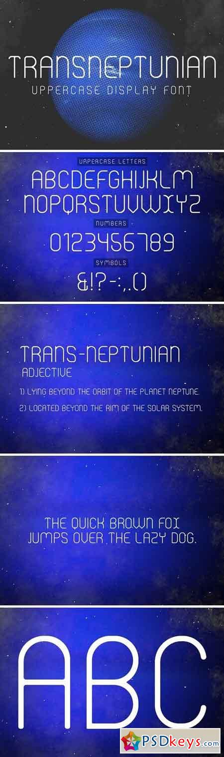Transneptunian - Uppercase font 1538890