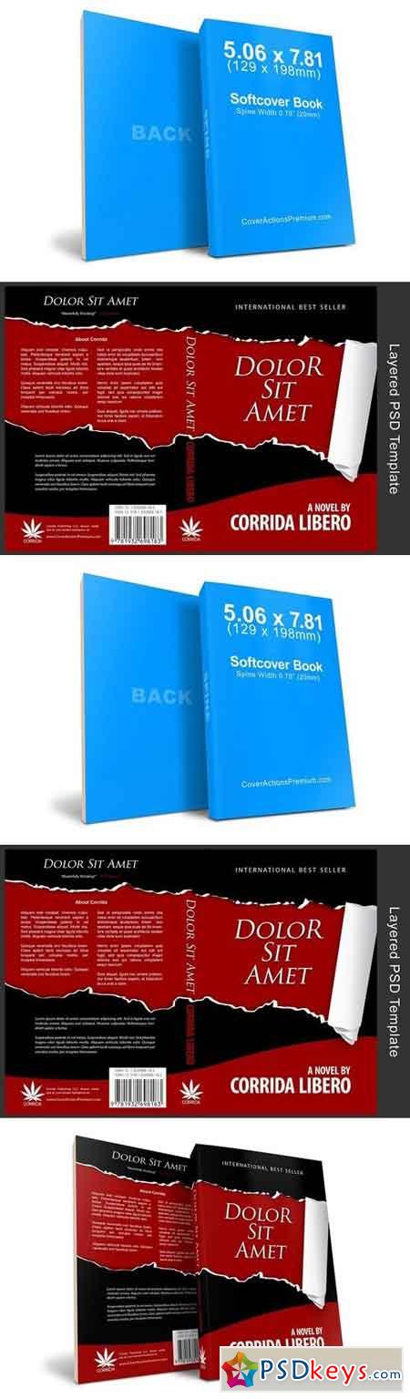 Softcover Book Mockup -129 x 198mm 1999538