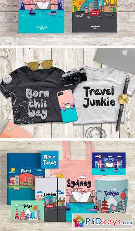 Travelogue Hand Made Typeface 2315557