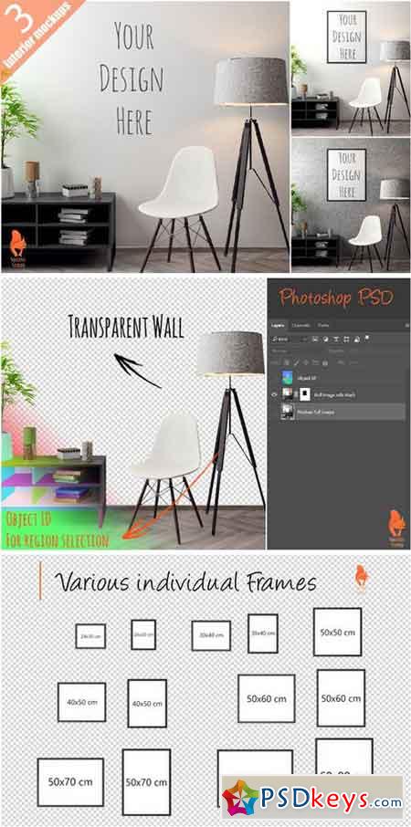Mockup Poster with various frames 2256678