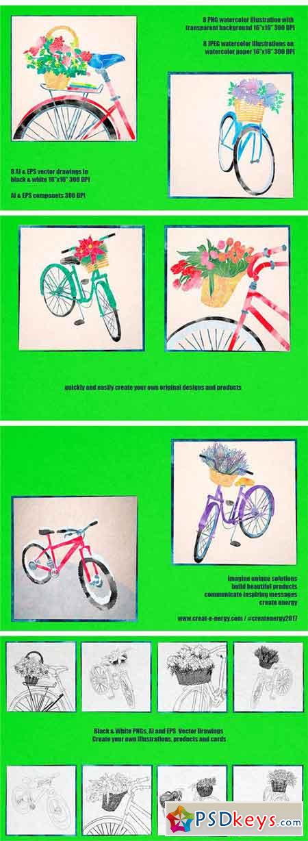 Bikes & Flowers 2314601
