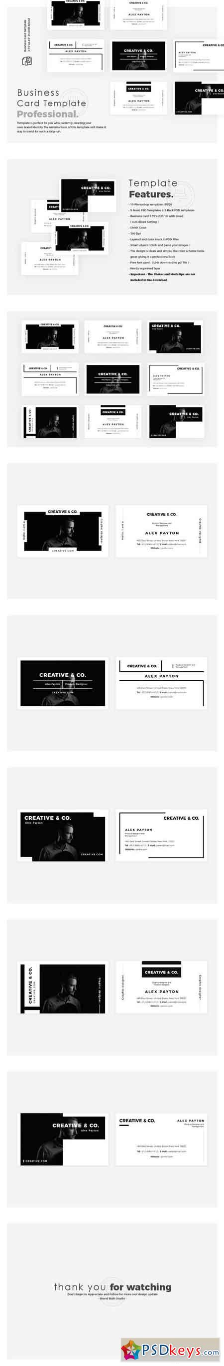Professional look Business Card Pack 2031591