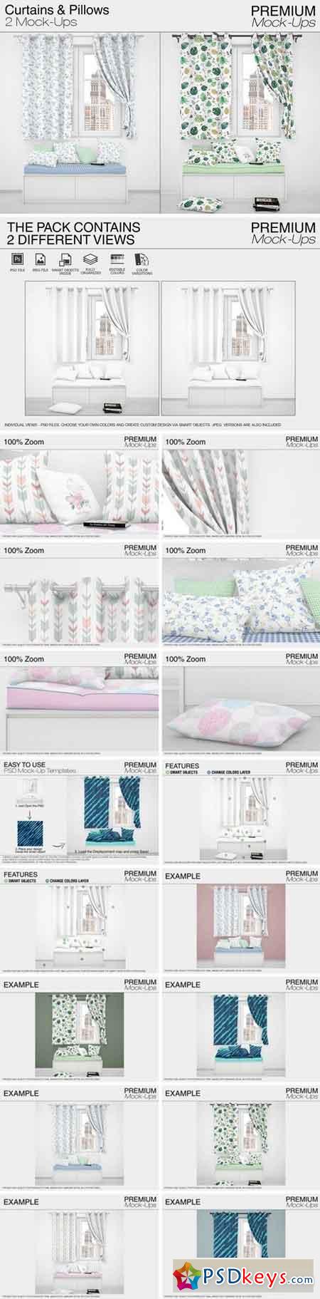 Pillows & Curtains 2024712
