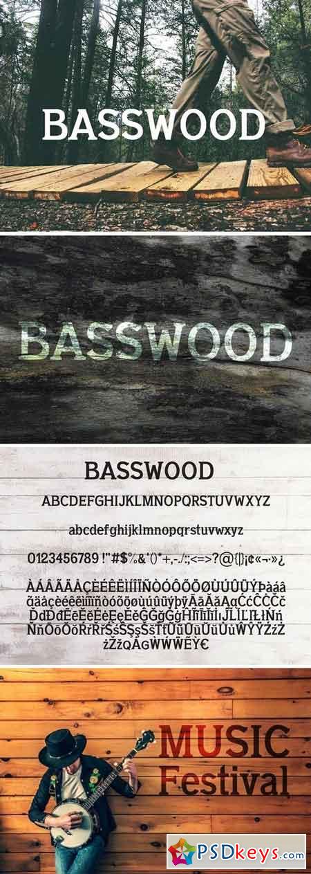 Basswood Serif Font 1492469