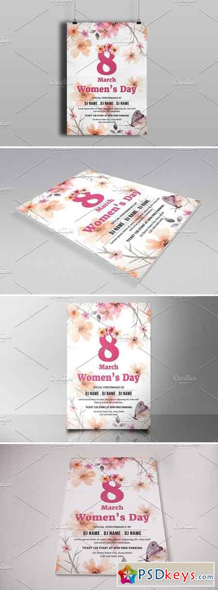 Women's Day Flyer -V780 2326306