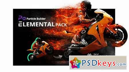 Particle Builder Elemental Pack Fire Sand Smoke Sparkle Particular Presets V2.15 14664200